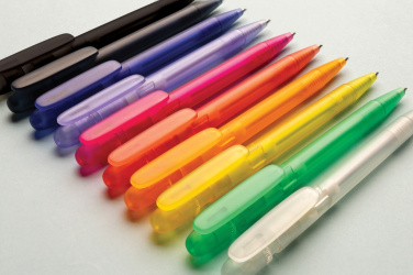 Logo trade promotional merchandise picture of: Devin GRS certified RABS pen transparent