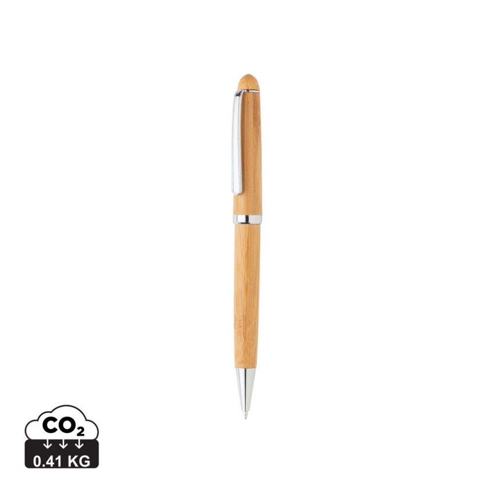 Logo trade promotional gifts picture of: Bamboo pen in box