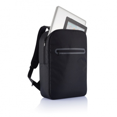 Logo trade promotional giveaway photo of: London laptop backpack PVC free