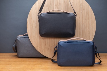 Logo trade promotional gift photo of: Impact AWARE™ 300D two tone deluxe 15.6" laptop bag