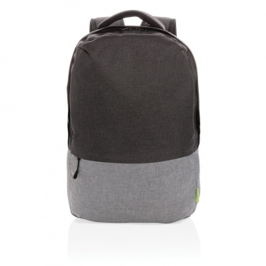 Logo trade promotional gift photo of: Duo colour RPET 15.6" RFID laptop backpack PVC free