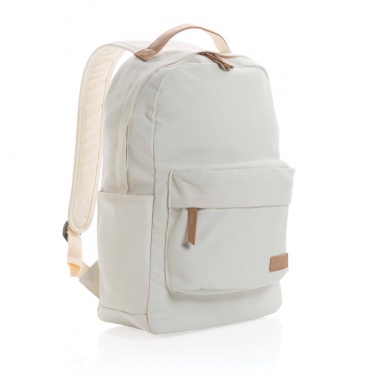 Logotrade promotional giveaway image of: Impact AWARE™ 16 oz. recycled canvas backpack