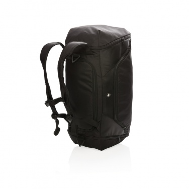 Logotrade promotional product picture of: Swiss Peak RFID sports duffel & backpack