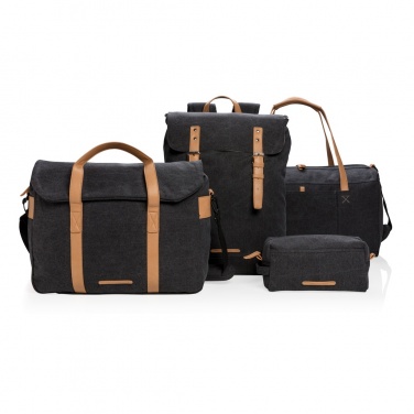 Logotrade business gift image of: Canvas travel/weekend bag PVC free