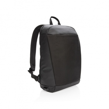 Logo trade advertising products picture of: Madrid anti-theft RFID USB laptop backpack PVC free