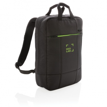 Logo trade corporate gift photo of: Soho business RPET 15.6" laptop backpack PVC free