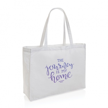 Logo trade promotional gift photo of: Impact AWARE™ Recycled cotton shopper 145g