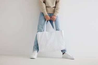 Logotrade promotional gift image of: Impact AWARE™ Recycled cotton shopper 145g