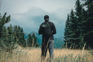 Logotrade business gift image of: Swiss Peak AWARE™ RPET 15.6 inch day pack