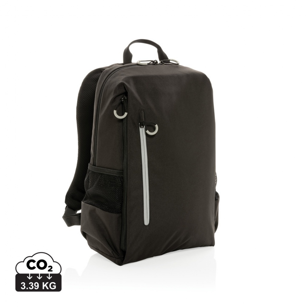 Logo trade promotional merchandise image of: Impact AWARE™ Lima 15.6' RFID laptop backpack