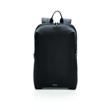 Logo trade advertising product photo of: Swiss Peak AWARE™ RFID and USB A laptop backpack