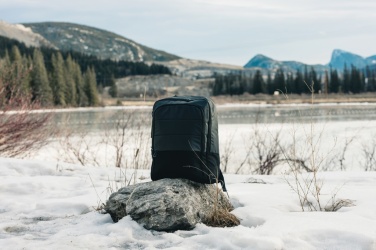 Logotrade promotional gift picture of: Armond AWARE™ RPET 15.6 inch deluxe laptop backpack