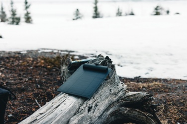 Logotrade promotional giveaway image of: Pedro AWARE™ RPET deluxe backpack with 5W solar panel