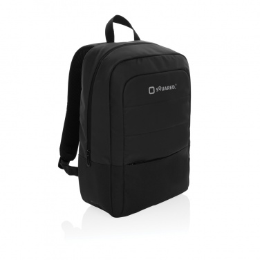 Logotrade promotional gift picture of: Armond AWARE™ RPET 15.6 inch standard laptop backpack