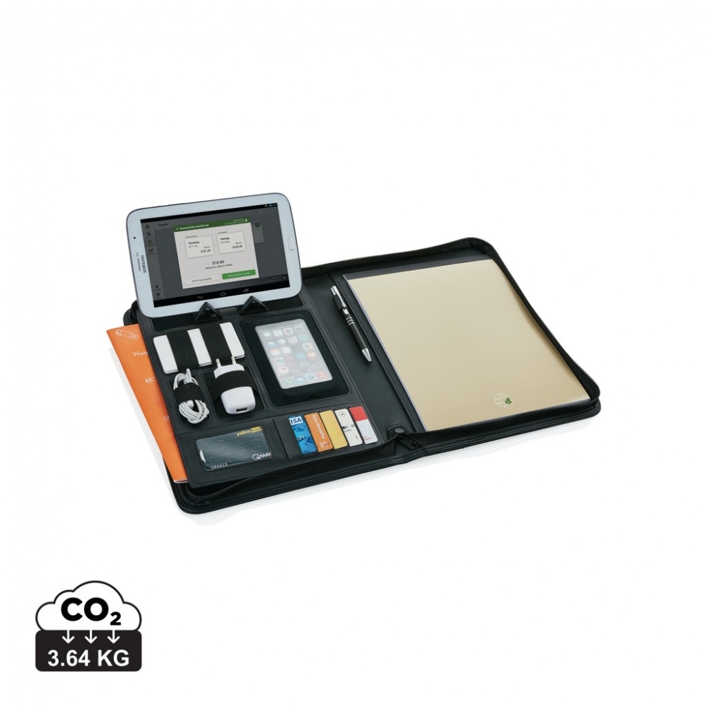 Logo trade promotional gift photo of: Essential zipper tech portfolio