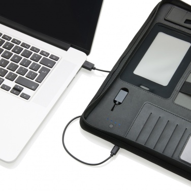 Logo trade promotional products picture of: Tech portfolio with powerbank