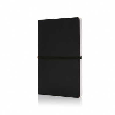 Logo trade corporate gifts picture of: Deluxe softcover A5 notebook