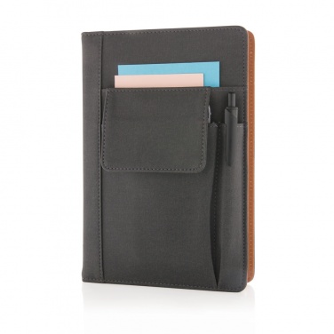 Logotrade promotional product image of: Notebook with phone pocket