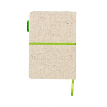 Logo trade corporate gift photo of: A5 jute notebook