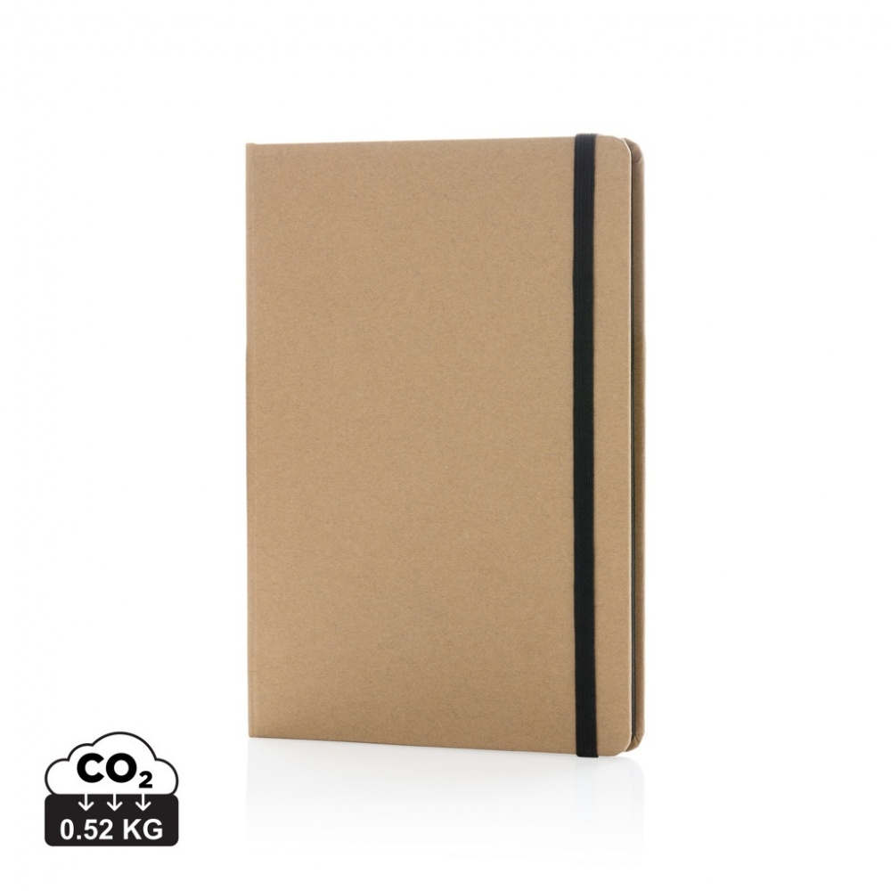 Logo trade promotional item photo of: A5 kraft notebook