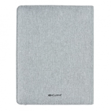 Logotrade promotional product image of: Air 5W wireless charging notebook with 5000mAh powerbank