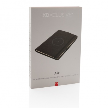 Logo trade promotional products picture of: Air 5W wireless charging refillable journal cover A5