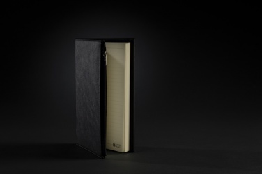 Logo trade promotional products image of: Swiss Peak A5 PU notebook with zipper pocket