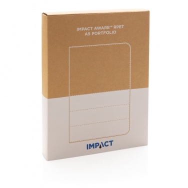 Logo trade promotional giveaways image of: Impact AWARE™ RPET A5 notebook