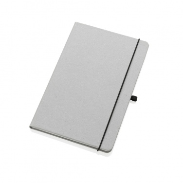 Logo trade promotional items image of: Recycled leather hardcover notebook A5