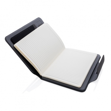 Logo trade advertising products image of: Artic Magnetic 10W wireless charging A5 notebook