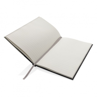 Logo trade corporate gifts picture of: Words GRS certified RPET & Kraft A5 notebook