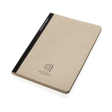 Logo trade promotional gift photo of: Stylo Sugarcane paper A5 Notebook