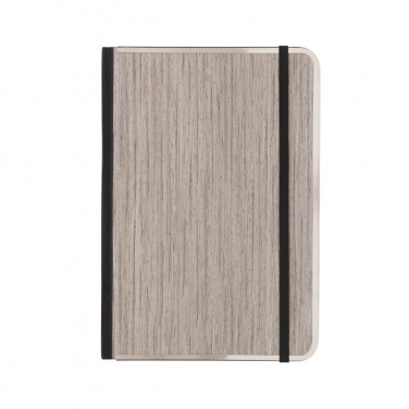 Logotrade promotional product picture of: Treeline A5 wooden cover deluxe notebook