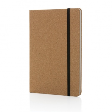 Logotrade promotional giveaway image of: Stoneleaf A5 cork and stonepaper notebook