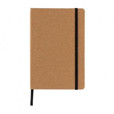 Logo trade promotional giveaways picture of: Stoneleaf A5 cork and stonepaper notebook