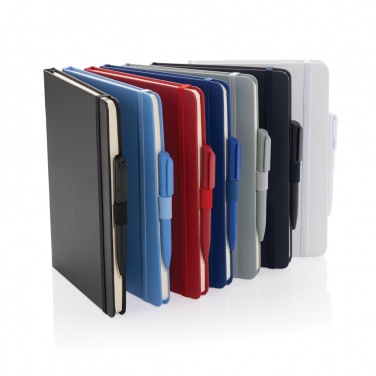 Logo trade promotional items image of: Sam A5 RCS certified bonded leather classic notebook