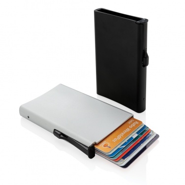 Logo trade business gifts image of: Standard aluminium RFID cardholder