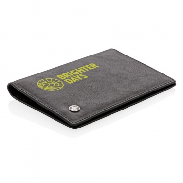 Logo trade promotional giveaways image of: RFID anti-skimming passport holder