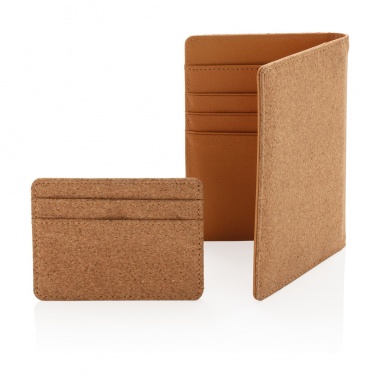 Logotrade promotional product image of: Cork secure RFID passport cover