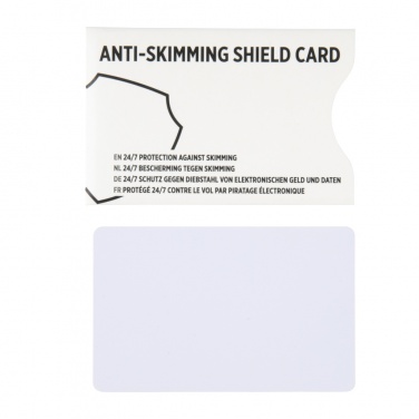 Logo trade promotional merchandise photo of: Anti-skimming RFID shield card with active jamming chip