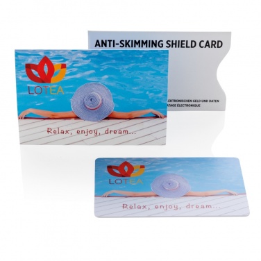 Logotrade promotional giveaways photo of: Anti-skimming RFID shield card with active jamming chip