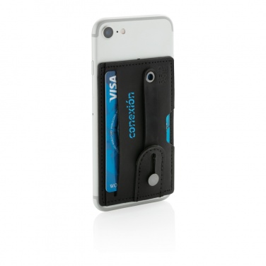 Logo trade promotional gift photo of: 3-in-1 Phone Card Holder RFID