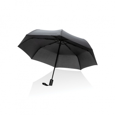 Logo trade corporate gifts image of: 21" Impact AWARE™ RPET 190T auto open/close umbrella