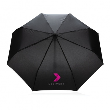 Logo trade promotional gift photo of: 21" Impact AWARE™ RPET 190T auto open/close umbrella