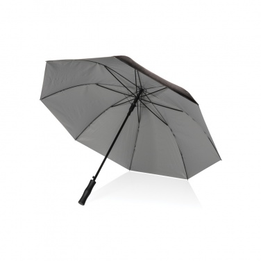 Logo trade promotional gifts picture of: 27" Impact AWARE™ RPET 190T dual colour auto open umbrella