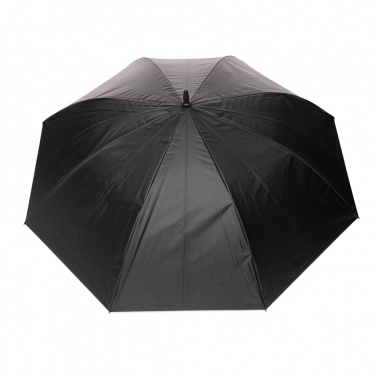 Logo trade business gifts image of: 27" Impact AWARE™ RPET 190T dual colour auto open umbrella