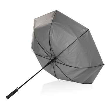 Logo trade corporate gift photo of: 27" Impact AWARE™ RPET 190T dual colour auto open umbrella