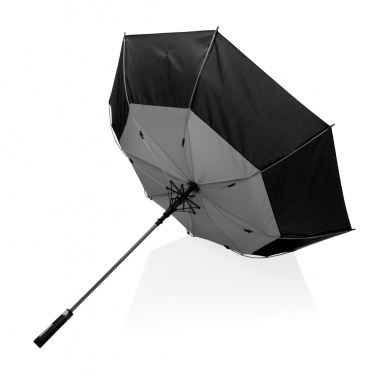 Logo trade promotional merchandise photo of: 27" Impact AWARE™ RPET 190T auto open stormproof umbrella
