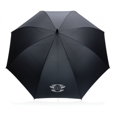 Logo trade business gifts image of: 30" Impact AWARE™ RPET 190T Storm proof umbrella