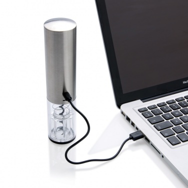 Logo trade advertising products image of: Electric wine opener - USB rechargeable